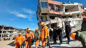 Rescue teams assisting earthquake‑affected communities in Iran