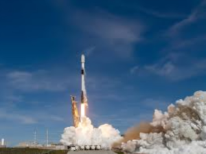 MethaneSAT being deployed from Falcon 9 rocket during 2024 launch