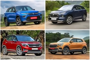 Comparison chart of SUV and hatchback fuel efficiency