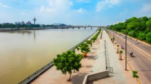 Local residents attending a public consultation near Sabarmati Riverfront