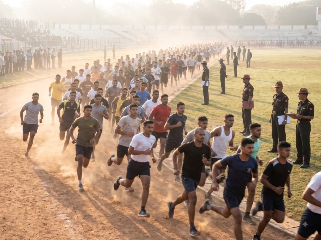 Agniveer Rally: 880 Bulandshahr Youths Clear Running Test