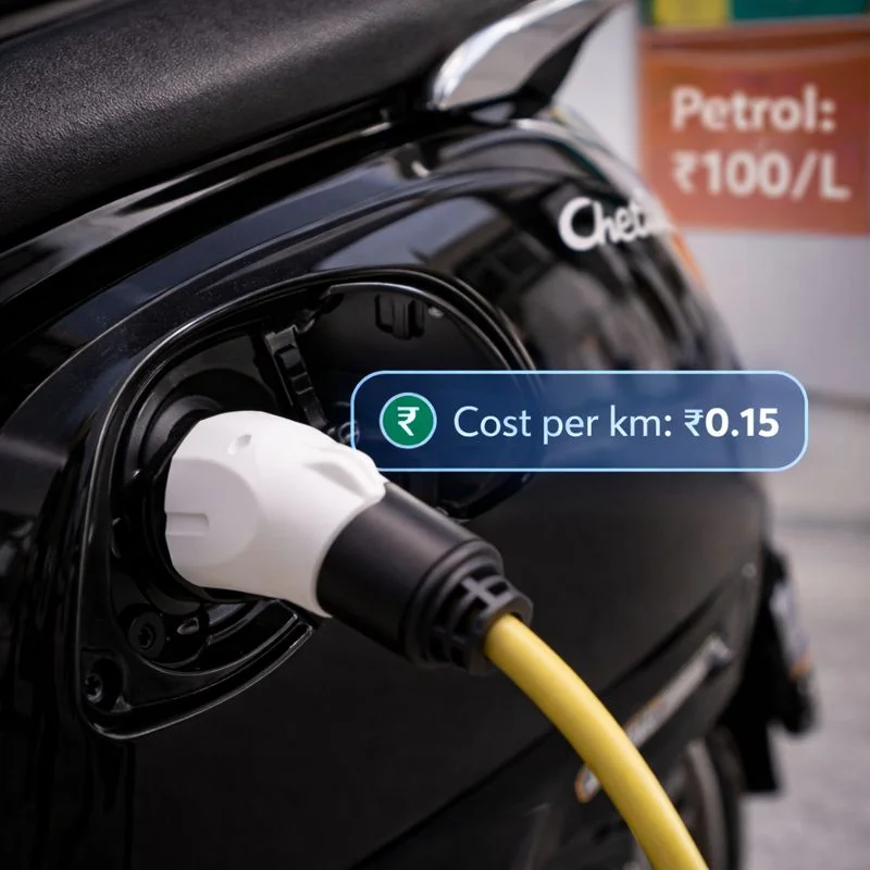 Bajaj ने छिड़ी 'Price War', Chetak EV का यह सस्ता मॉडल सिर्फ स्कूटर नहीं, बल्कि मिडिल क्लास के लिए 'आज़ादी' का एलान है, जानिये कैसे यह पेट्रोल और प्लास्टिक दोनों को मात दे रहा है!