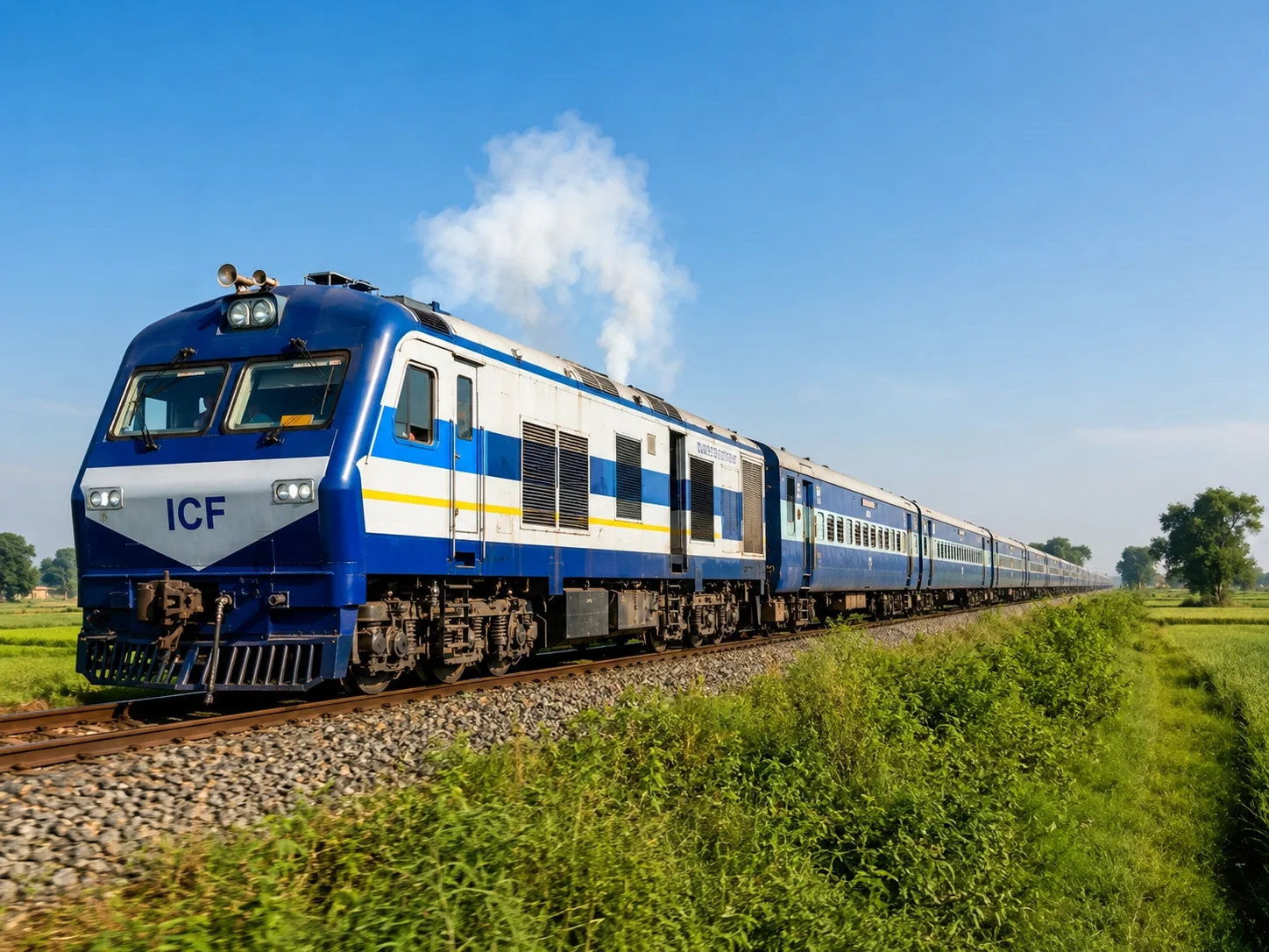 India's Hydrogen Train Covers 1,200 KM, Emits Only Water Vapour