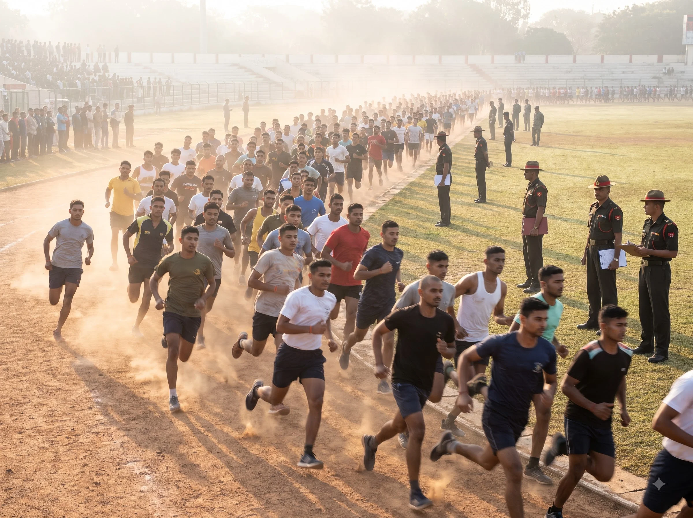 Agniveer Rally: 880 Bulandshahr Youths Clear Running Test
