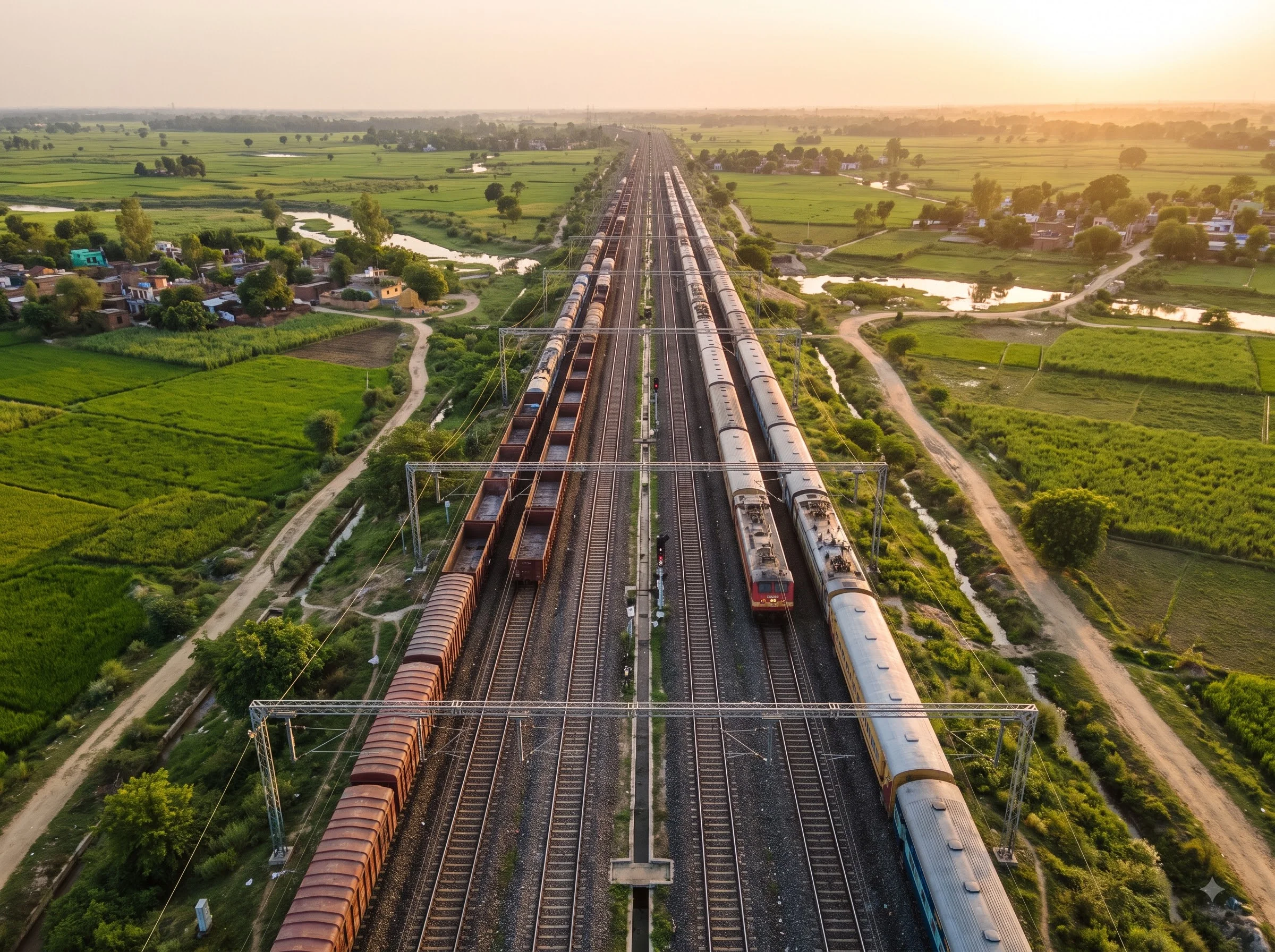 Railways to Four-Lane 7 Busiest Routes Including Delhi-Howrah